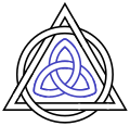 Christian Trinitarian decorative motif (original PNG)