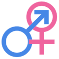(pink and blue)