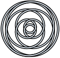 12-crossing symmetric knot (two-fold)