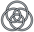 9-crossing symmetric knot