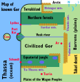 Gorean map (French version, German version)