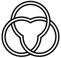 Architectural trefoil which is also triquetra